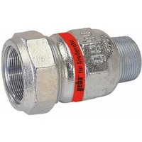 GEBO Gewindefitting Temperguss-Klemmverbinder Typ A, mit AG - für Siederohr, AG 1 1/4 Zoll x Ø 38 mm