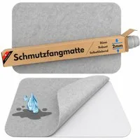 Topper Stopper Fußmatte Schmutzfangmatte dünn 2 mm selbstklebend ultradünn, extrem robust