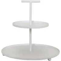 Grafelstein Etagere Etagere PURE weiß aus Metall schlichte Metalletagere modern Deko Stran