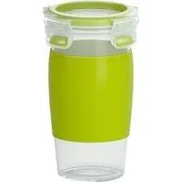 CLIP & GO Smoothie Mug, Becher grün/transparent, 450ml