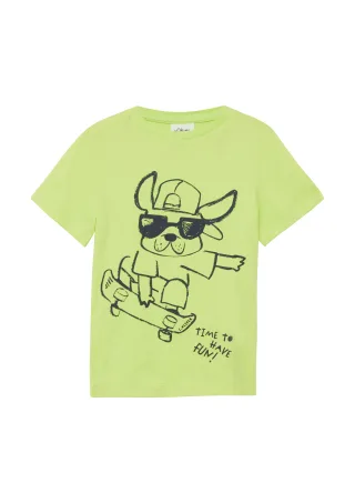 s.Oliver - T-Shirt grün - Gr. - 116/122