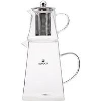 Karaca Teekanne Karaca Giza Glas-Teekannen-Set, 1.95L, Türkischer Teebereiter, 1.95 l, (3-St)