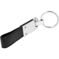 Lantelme Schlüsselanhänger Set Edelstahl Leder Schlüsselbund Autoschlüssel Hausschlüssel Anhänger (mit Ring, 1 Stück Schlüsselanhänger), Schlüsselband Klein und Robust