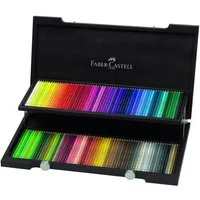 Faber-Castell Künstlerstift Faber-Castell Polychromos Farbstift - 120er Holzkoffer