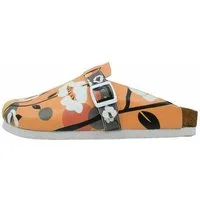 DOGO Comfie Pantoletten Hausschuhe Retrograde Damen Sandalen Hausschuh Handgefertigt