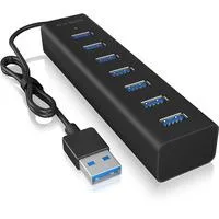 IB-HUB1700-U3, USB-Hub schwarz