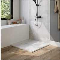 DeerValley Duschwanne DeerValley Duschwanne 120x90cm – SMC rutschfest mit Ablaufgarnitur, 90*90cm, SMC, Set, Duschwanne mit Ablaufgarnitur und Abdeckung, SMC Duschwanne 90x90 rutschfest mit Ablauf