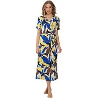 Pastunette Strandkleid Damen Jersey Kleid in Wickeloptik (1-tlg) Modisches Design