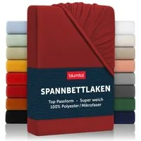Blumtal Spannbettlaken Bettlaken aus Mikrofaser, Mikrofaser, Gummizug: rundum, (1 Stück)