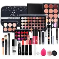 KINSI Make-up Set Make-up Set für Mädchen & Anfänger - All-in-One Schmink-Set, 24-tlg., 24-teiliges set, inkl. Eyeliner, Lidschatten & Lippenstift