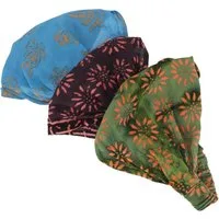 Guru-Shop Stirnband Haarband, Kopfband, Stirnband, 3 Stück Bandana..