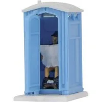 Viessmann Modelleisenbahn-Set H0 Baustellen-Toilette, bewegt 1545