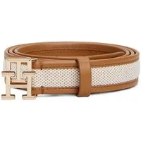 Tommy Hilfiger Ledergürtel TH LOGO 2.5 cm breit CANVAS
