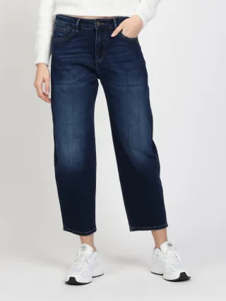 GANG Damen Jeans 94IDA - o-shape fit Jeans dark night used