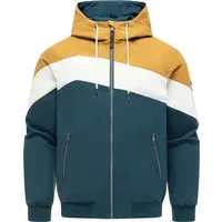 Ragwear Outdoorjacke Stewie Block YOUMODO stylische Herren Übergangsjacke mit großer Kapuze