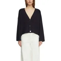 comma Strickjacke mit V-Ausschnitt