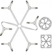 FELIXLEO Spannbettlaken Bettlakenspanner Elastische Verstellbare Bettlaken Verschlüsse, (1 Stück)