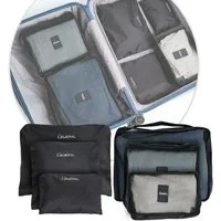 Casativo Taschenorganizer Koffer Organizer Set 6-12tlg Packwürfel Reisetaschen Kleidertaschen (6-tlg), Praktische Packwürfel mit Mesh-Einsatz/Kleidertaschen&Beutel