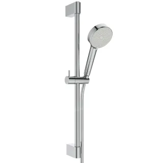 Ideal Standard Brausekombination Idealrain 644mm 2-fach-Handbrause d:100mm 6l, Chrom, BE235AA BE235AA