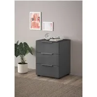 HBZ Kommode Santorin Nachtkonsole, BxHxT 45x61x40 cm (1 St), Breite 45cm, Softclose für Schubkästen, Melaminbeschichtung