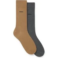 BOSS Businesssocken 2P RS Uni CC (Packung, 2-Paar, 2er) mit Markenlogo