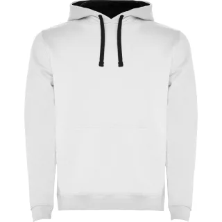 Roly - "Urban" Kapuzenpullover für Herren (Weiß/Dunkles Marineblau)