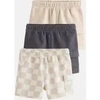 Next Shorts Baby Shorts aus Jersey, 3er-Pack (3-tlg)