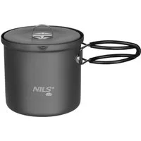 NILS CAMP Kochtopf Aluminium Campingtopf mit Deckel 1000ml Outdoortopf, Kompakt und funktional – perfekt für Ausflüge