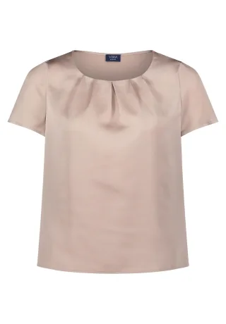 Vera Mont - Satin-Bluse Mauve Cream - Gr. - 42
