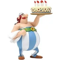 Plastoy Spiel Obelix mit Geburtstagstorte