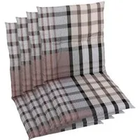 GO-DE Sitzauflage, (Spar-Set, 4 St), Maße ca.: 48 cm x 98 cm x 5 cm