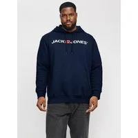 Jack & Jones PlusSize Kapuzensweatshirt JJECORP OLD LOGO SWEAT HOOD NOOS PLS mit Logo Print