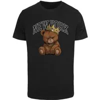 MisterTee T-Shirt MisterTee NY Crowned Bear Tee (1-tlg)