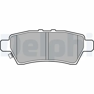 Delphi Bremsbel?ge hinten Nissan Np300 Pathfinder
