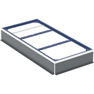 Geberit Duofix Installationsrahmen für Duschfläche 150-180 cm, für zehn Füße: 170x80cm,, 551510001 551510001