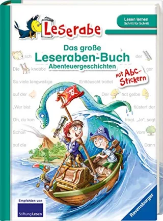 Das große Leseraben-Buch - Abenteuergeschichten: Mit Stickerbogen ABC (Leserabe - Sonderausgaben)