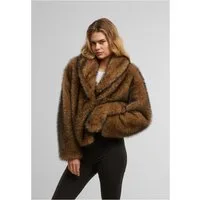 URBAN CLASSICS Kurzjacke Ladies Short Faux Fur Jacket
