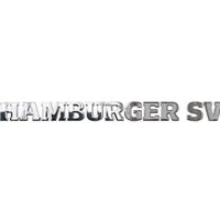 HSV Aufkleber Hamburger SV Aufkleber HSV Schriftzug Chrom