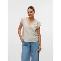 Vero Moda Spitzentop VMSAFA SL V-NECK LACE TOP WVN GA NOOS