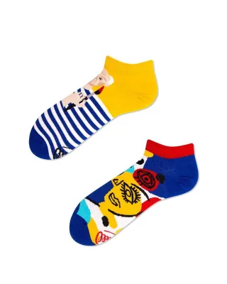 many mornings - Socken PICAS rot/gelb/blau - Gr. - 46