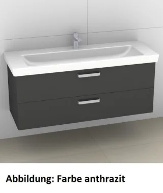 Artiqua 414 Waschtischunterschrank für Subway 2.0 7176D1 Eiche Weiß quer NB, 414-WU2L-V74-7185-440 414-WU2L-V74-7185-440