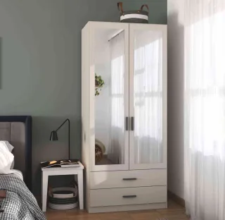 Livaro Kleiderschrank 90 cm breit