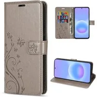 betterfon Handyhülle für Samsung Galaxy A57 Klapphülle 3 Kartenfächer & Geldfach, Flower-Hülle: Magnetverschluss 3 Kartenfächer & Standfunktion