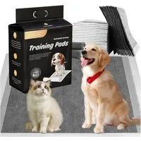 NANIPETS Hundematte Trainingspad für Hunde Welpenunterlagen, Superabsorbierendes & Auslaufsichere Aktivkohle-Hunde-PIPI-Pads, 60 x 60 cm Extra Große Pet Pads, Packung mit 40