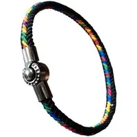Ware aus aller Welt Armband mit Magnetverschluß in Rainbow Regenbogen Style LGBTQ Pride CSD