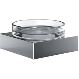 Emco Liaison Seifenhalter 183000101 chrom, Kristallglas klar