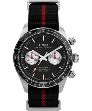 Timex Waterbury Heritage Schwarz Herren Armbanduhr TW2Y38900