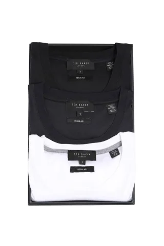 Brolin T-Shirt Geschenkbox-Set Weiß Marine Schwarz