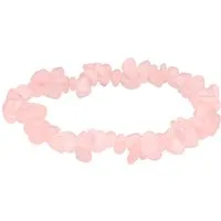 Lebensquelle Plus Armband Rosenquarz Splitterarmband