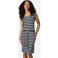 Ragwear Sommerkleid Tagg Stripes gestreiftes Damen Minikleid mit Taillenband und Taschen